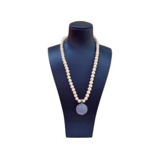 Bluelace - Fresh Water Pearl with Silver Setting