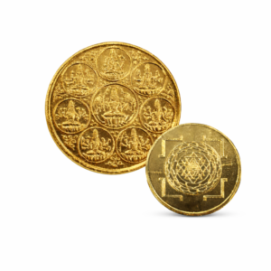 GOLD PLATING ASTHALAKSHMI COIN