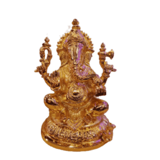 Ganesha Gold Plating - 10 Inch