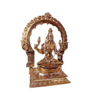 Mahalakshmi - Panjalogam with 24K Gold Plating -20 Inches